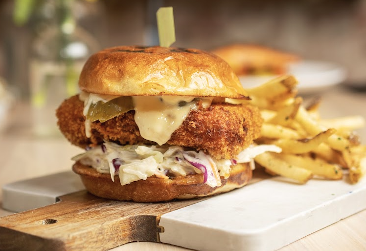 Oh My Darling signature dishes Darling BurgerLee Lee's Chicken SandwichThe Crispy Chick